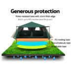 Weisshorn Instant Up Camping Tent 8 Person Pop up Tents Family Hiking Dome Camp - Image 5