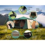 Weisshorn Instant Up Camping Tent 8 Person Pop up Tents Family Hiking Dome Camp - Image 6