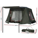 Weisshorn Camping Tent Instant Up 2-3 Person Tents Outdoor Hiking Shelter - Image 2