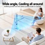 Devanti 2in1 Bladeless Fan Air Purification W/ Remote 88cm - Image 6