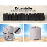 Seamanship Boat Cover 25-27ft Trailerable Jumbo Marine 600D Heavy Duty Grey - Image 6