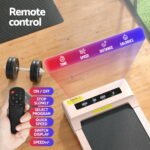 Everfit Treadmill Electric Walking Pad Under Desk Home Gym Fitness 360mm Pink - Image 6