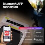 Everfit Treadmill Electric Walking Pad Incline Under Desk Home Gym 380mm Pink - Image 6