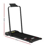 Everfit Treadmill Electric Walking Pad Under Desk Home Gym Fitness 380mm Black - Image 2