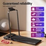Everfit Treadmill Electric Walking Pad Under Desk Home Gym Fitness 380mm Black - Image 4