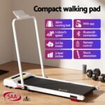 Everfit Treadmill Electric Walking Pad Incline Under Desk 380mm White - Image 4