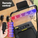 Everfit Treadmill Electric Walking Pad Under Desk Home Gym Fitness 400mm Black - Image 6