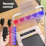 Everfit Treadmill Electric Walking Pad Under Desk Home Gym Fitness 400mm Pink - Image 6