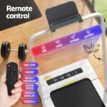 Everfit Treadmill Electric Walking Pad Under Desk Home Gym Fitness 400mm White - Image 6
