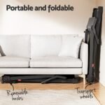 Everfit Treadmill Electric Home Gym Fitness Exercise Knob Foldable 420mm Black - Image 6