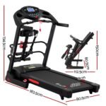 Everfit Treadmill Electric Home Gym Fitness Exercise Machine w/ Massager 480mm - Image 2