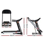 Everfit Treadmill Electric Auto Incline Home Gym Fitness Exercise Machine 450mm - Image 2