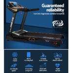 Everfit Treadmill Electric Auto Incline Home Gym Fitness Exercise Machine 480mm - Image 4