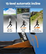 Everfit Treadmill Electric Home Gym Fitness Exercise Machine w/ Massager 480mm - Image 5