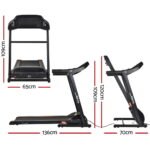 Everfit Treadmill Electric Home Gym Fitness Exercise Machine Foldable 400mm - Image 2
