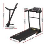Everfit Treadmill Electric Home Gym Fitness Exercise Machine Incline 400mm - Image 2
