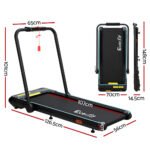 Everfit Treadmill Electric Walking Pad Under Desk Home Gym Fitness 420mm Remote - Image 2
