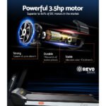 Everfit Treadmill Electric Auto Level Incline Home Gym Fitness Exercise 450mm - Image 4