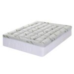 Giselle Mattress Topper 11cm Pillowtop toppers Bamboo Queen - Image 2