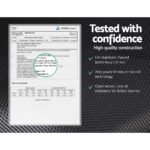 Everfit 16FT Trampoline for Kids w/ Ladder Enclosure Safety Net Rebounder Orange - Image 3