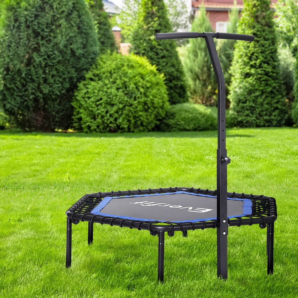 TRAMPO-C-MINI48-HEX-BLBK-172458-04.jpg 48inch Everfit Trampoline Fitness Trampoline Rebounder - Image 1