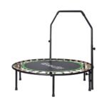 Everfit 48inch Round Fitness Trampoline Rebounder Adjustable Handrail Green - Image 7