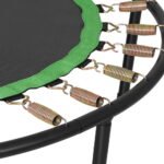 Everfit 48inch Round Fitness Trampoline Rebounder Adjustable Handrail Green - Image 4