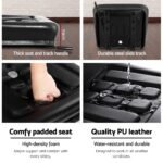 Giantz Tractor Seat Forklift Excavator Universal Suspension Truck Chair PU Leather - Image 5