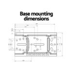 Giantz Tractor Seat Forklift Excavator Truck Universal Replacement PU Chair - Image 4