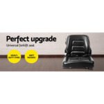 Giantz Tractor Seat Forklift Excavator Universal Backrest Truck PU Chair - Image 3