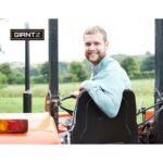 Giantz Tractor Seat Forklift Excavator Universal Backrest Truck PU Chair - Image 6