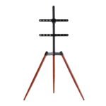 Artiss TV Stand 32-65 inch LED LCD Screen Wooden Tripod Easel Height Adjustable - Image 4