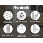 Devanti Electric Heated Towel Rail Rack 30 Bars Foldable Clothes Dry Warmer - Image 6