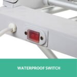 Devanti Electric Heated Towel Rail Rack 18 Bars Freestanding Clothes Dry Warmer - Image 6