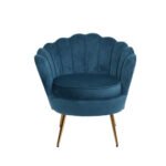 Artiss Armchair Velvet Blue Callista - Image 3