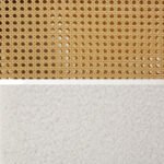 Artiss Armchair Rocking Chair Boucle Rattan White - Image 4