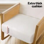 Artiss Armchair Rocking Chair Boucle Rattan White - Image 6