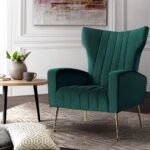 Artiss Armchair Green Velvet Kate - Image 8