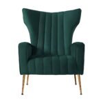 Artiss Armchair Green Velvet Kate - Image 3