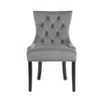 Artiss Dining Chairs Set of 4 Velvet French Provincial Grey - Image 3