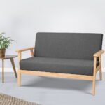 Artiss 2-Seater Sofa Armchair Skane - Image 7