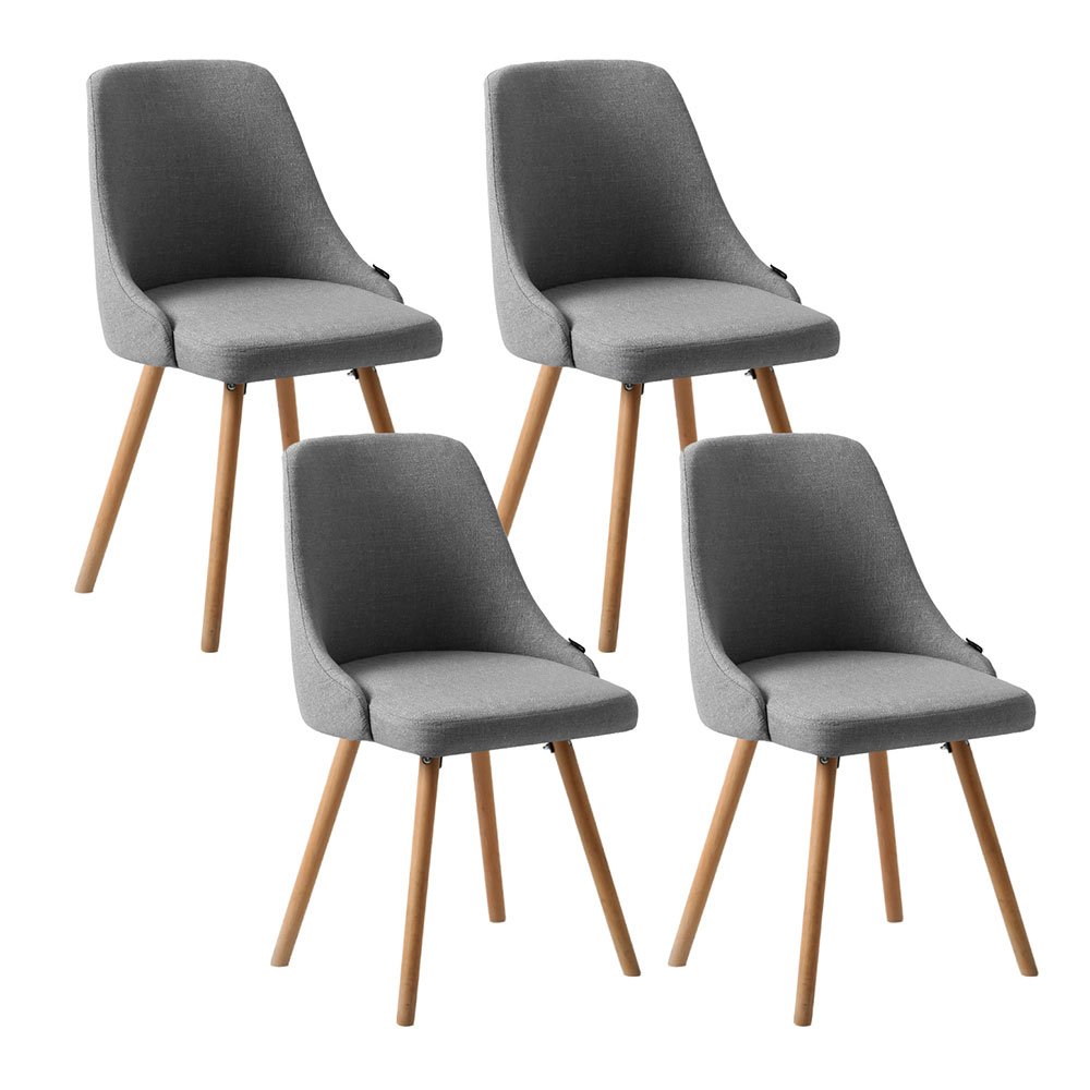 UPHO-D-DIN203A-GYX4-202505131406-00.jpg Artiss Dining Chairs Set of 4 Fabric Wooden Grey - Image 1