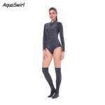 2MM jellyfish suit diving wet clothes jellyfish suit snorkeling swimsuit super elastic skin-friendly 2-piece jumpsuit+stockings - Image 2