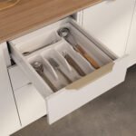 Base Kitchen Steel Cabinet/Cupboard with 3 Doors + 2 Drawers - Renova White Flat Pack DIY - Image 9