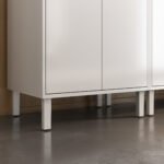 Base Kitchen Steel Cabinet/Cupboard with 3 Doors + 2 Drawers - Renova White Flat Pack DIY - Image 10