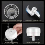 NNEOBA Mini Electric Meat Grinder and Garlic Crusher - Image 4