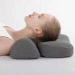 Ergonomic Memory Foam Cervical Pillow Orthopedic Contour Grey - Image 6