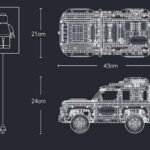 Technical Rover Defender Collector'S Building Blocks Set