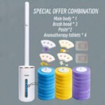 Disposable Toilet Brush Set Wall Mount (10pcs) - Image 5