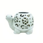 Solar Powered Turtle Light Resin Statue - Image 2